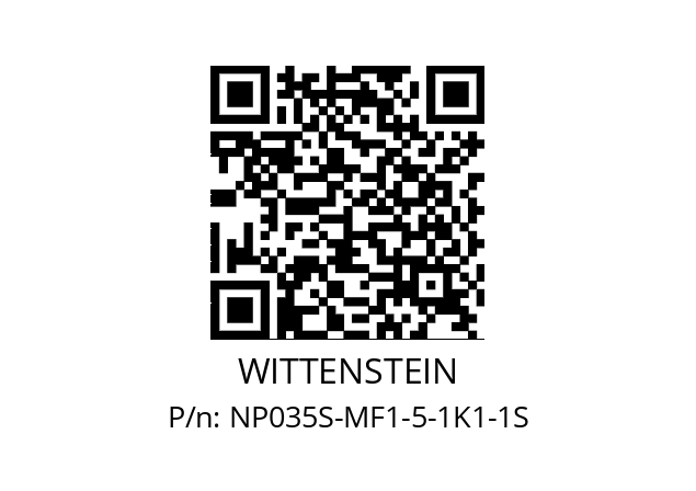   WITTENSTEIN NP035S-MF1-5-1K1-1S