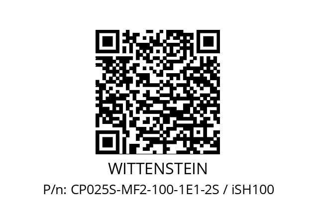   WITTENSTEIN CP025S-MF2-100-1E1-2S / iSH100