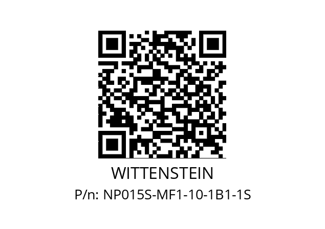   WITTENSTEIN NP015S-MF1-10-1B1-1S