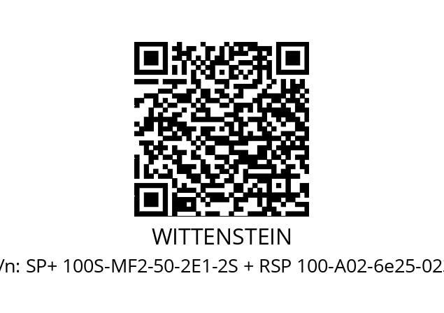   WITTENSTEIN SP+ 100S-MF2-50-2E1-2S + RSP 100-A02-6e25-023-