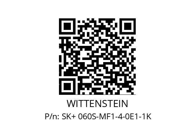   WITTENSTEIN SK+ 060S-MF1-4-0E1-1K