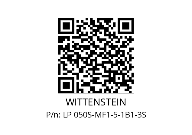   WITTENSTEIN LP 050S-MF1-5-1B1-3S