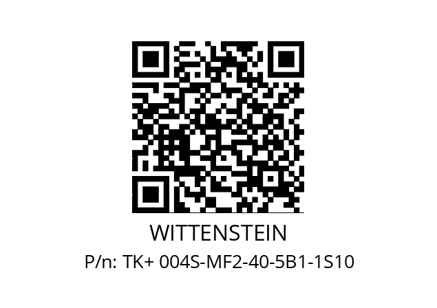   WITTENSTEIN TK+ 004S-MF2-40-5B1-1S10