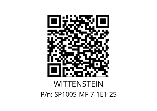   WITTENSTEIN SP100S-MF-7-1E1-2S