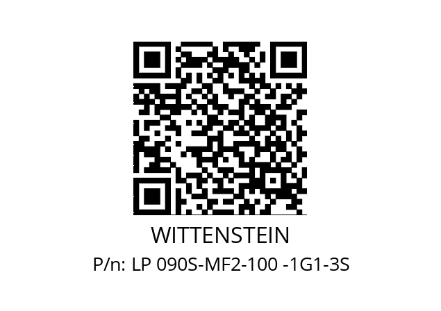   WITTENSTEIN LP 090S-MF2-100 -1G1-3S