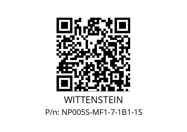   WITTENSTEIN NP005S-MF1-7-1B1-1S