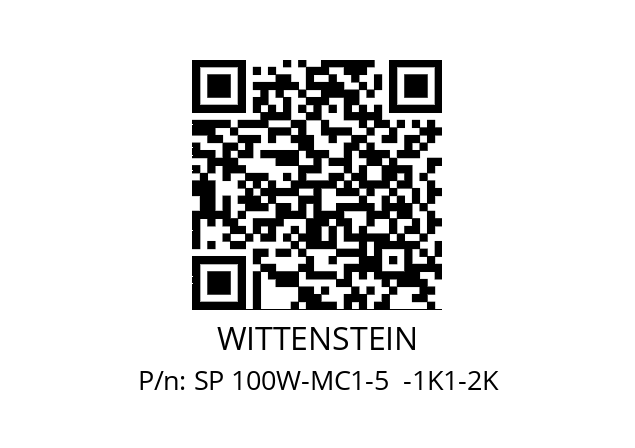   WITTENSTEIN SP 100W-MC1-5  -1K1-2K