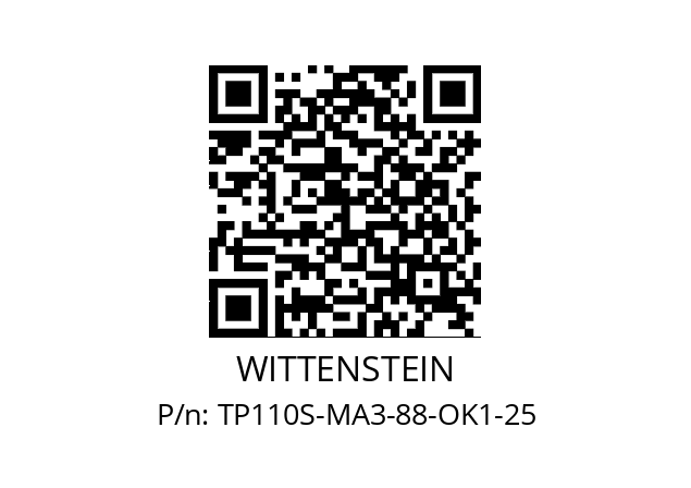   WITTENSTEIN TP110S-MA3-88-OK1-25