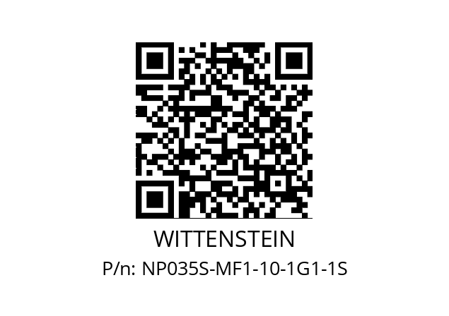   WITTENSTEIN NP035S-MF1-10-1G1-1S