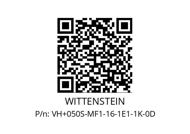   WITTENSTEIN VH+050S-MF1-16-1E1-1K-0D