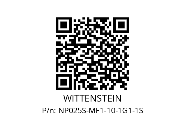   WITTENSTEIN NP025S-MF1-10-1G1-1S