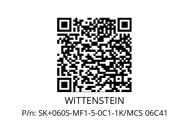   WITTENSTEIN SK+060S-MF1-5-0C1-1K/MCS 06C41