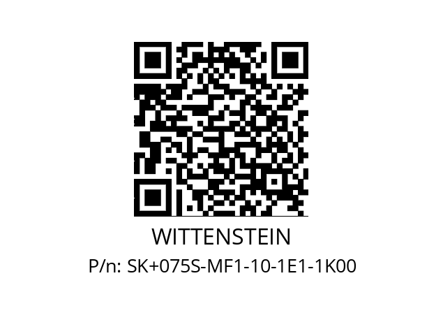   WITTENSTEIN SK+075S-MF1-10-1E1-1K00