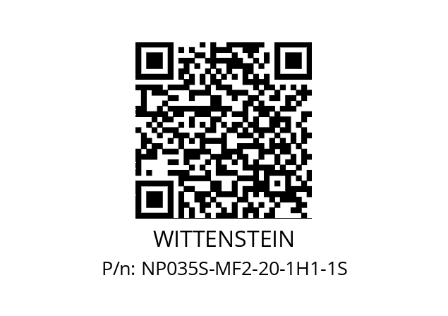   WITTENSTEIN NP035S-MF2-20-1H1-1S