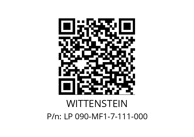   WITTENSTEIN LP 090-MF1-7-111-000