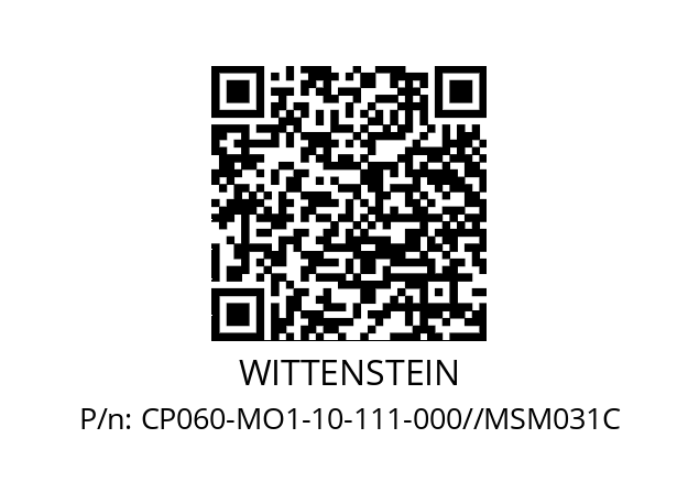 Reducer  WITTENSTEIN CP060-MO1-10-111-000//MSM031C