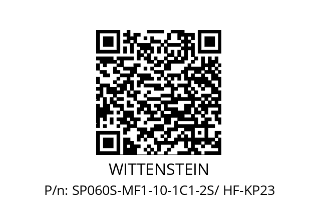   WITTENSTEIN SP060S-MF1-10-1C1-2S/ HF-KP23