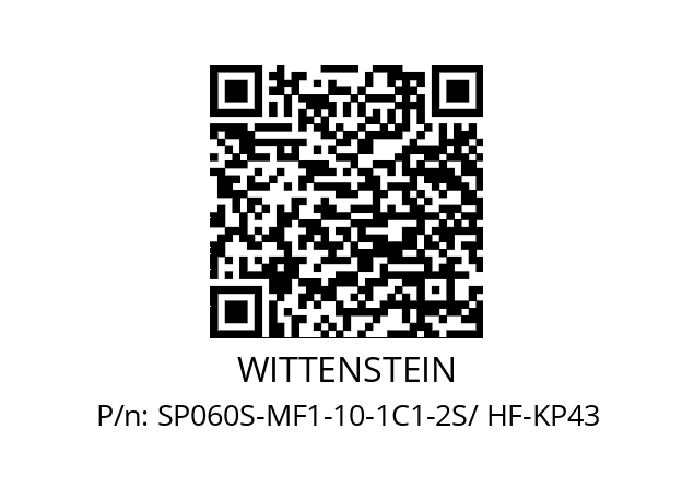   WITTENSTEIN SP060S-MF1-10-1C1-2S/ HF-KP43