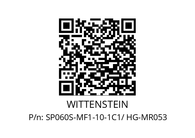   WITTENSTEIN SP060S-MF1-10-1C1/ HG-MR053