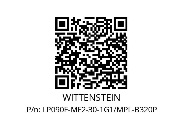   WITTENSTEIN LP090F-MF2-30-1G1/MPL-B320P