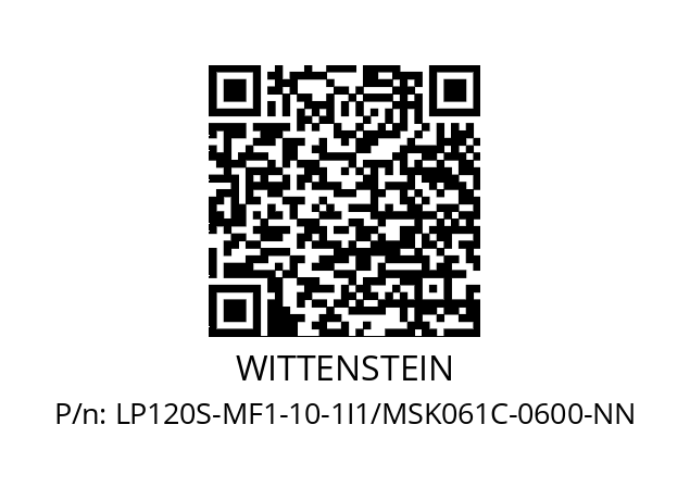   WITTENSTEIN LP120S-MF1-10-1I1/MSK061C-0600-NN