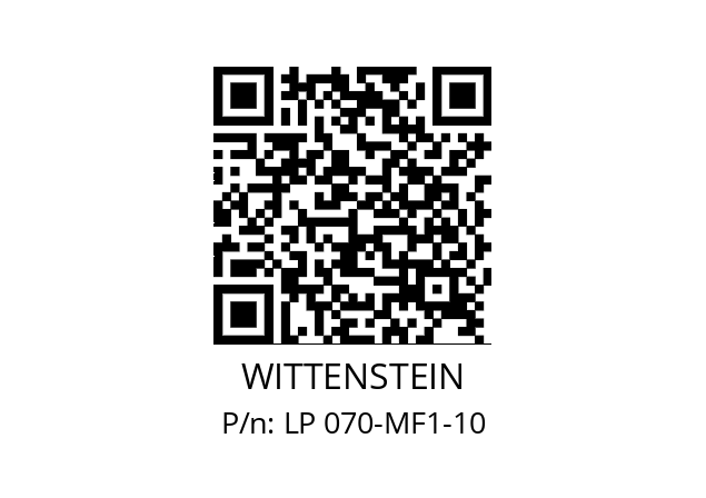   WITTENSTEIN LP 070-MF1-10