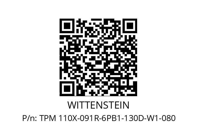   WITTENSTEIN TPM 110X-091R-6PB1-130D-W1-080