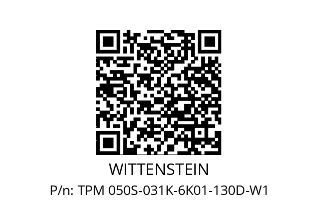   WITTENSTEIN TPM 050S-031K-6K01-130D-W1