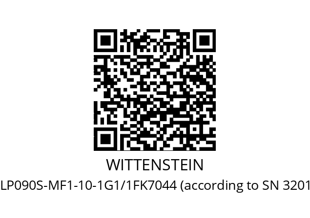   WITTENSTEIN LP090S-MF1-10-1G1/1FK7044 (according to SN 3201790)