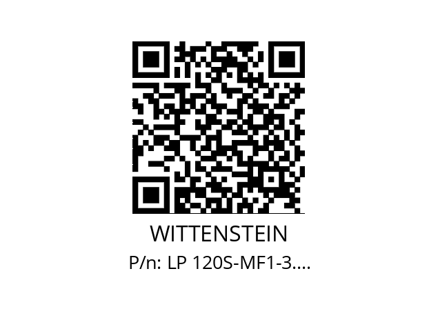   WITTENSTEIN LP 120S-MF1-3....