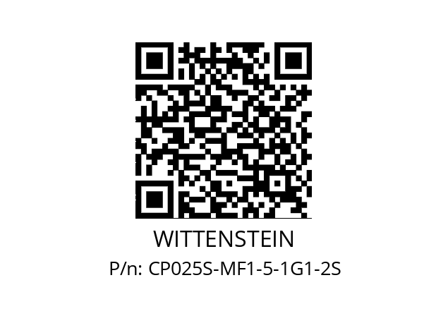   WITTENSTEIN CP025S-MF1-5-1G1-2S