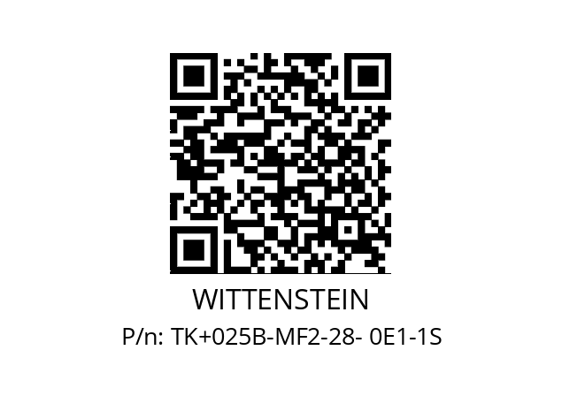   WITTENSTEIN TK+025B-MF2-28- 0E1-1S