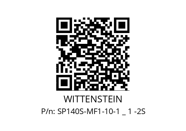   WITTENSTEIN SP140S-MF1-10-1 _ 1 -2S