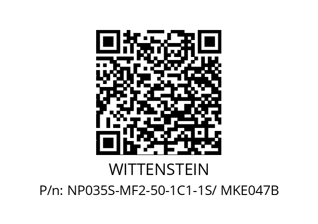   WITTENSTEIN NP035S-MF2-50-1C1-1S/ MKE047B