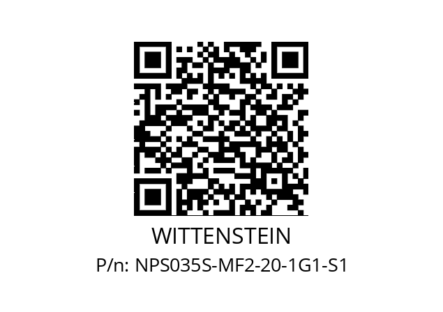   WITTENSTEIN NPS035S-МF2-20-1G1-S1