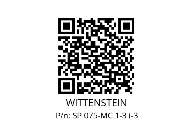   WITTENSTEIN SP 075-MC 1-3 i-3