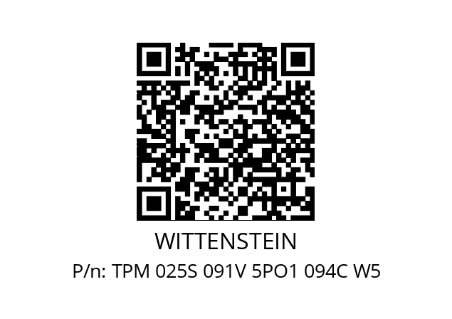   WITTENSTEIN TPM 025S 091V 5PO1 094C W5