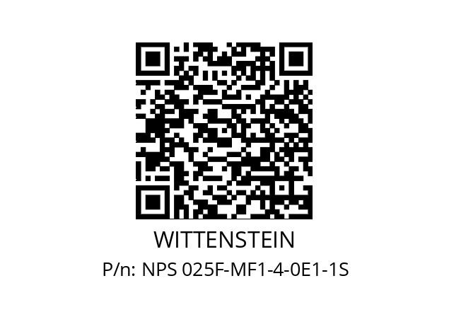  5822553 WITTENSTEIN NPS 025F-MF1-4-0E1-1S