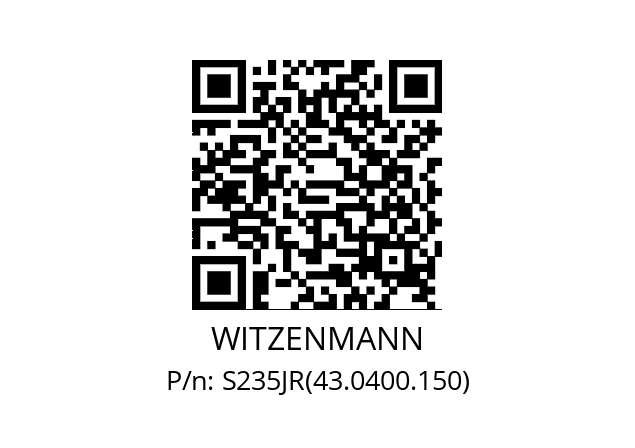   WITZENMANN S235JR(43.0400.150)