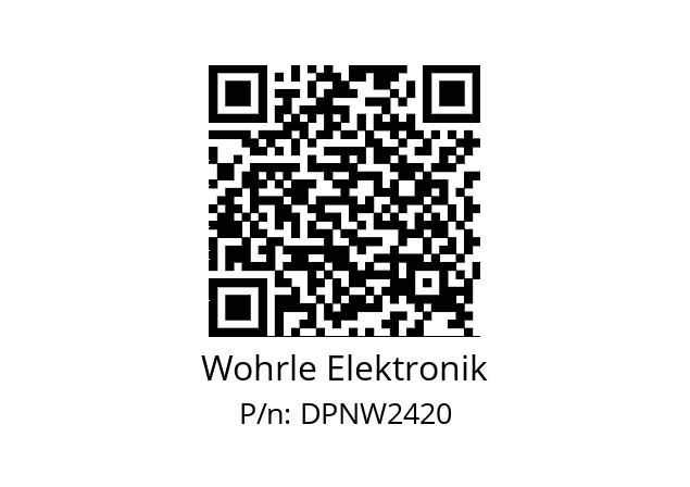   Wohrle Elektronik DPNW2420