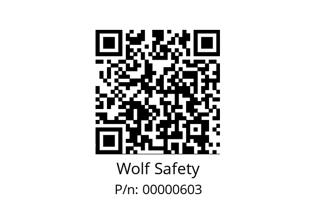   Wolf Safety 00000603