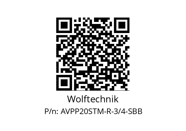   Wolftechnik AVPP20STM-R-3/4-SBB