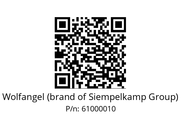   Wolfangel (brand of Siempelkamp Group) 61000010