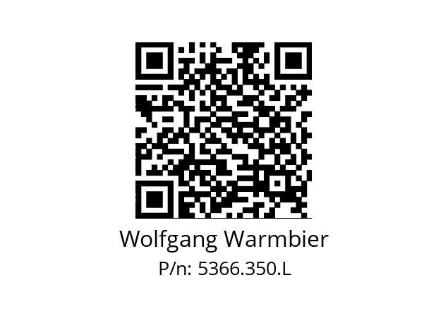   Wolfgang Warmbier 5366.350.L