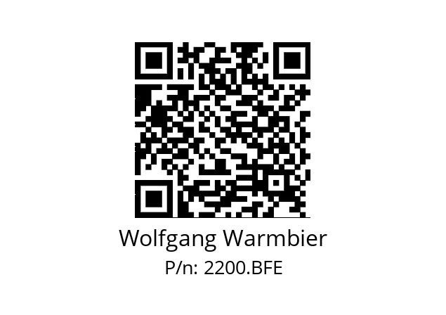   Wolfgang Warmbier 2200.BFE