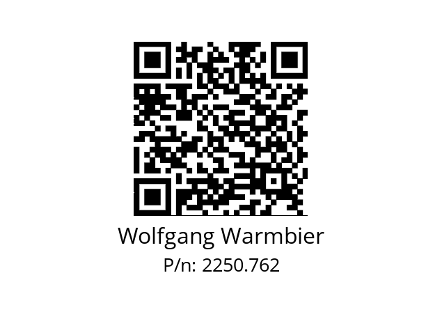   Wolfgang Warmbier 2250.762