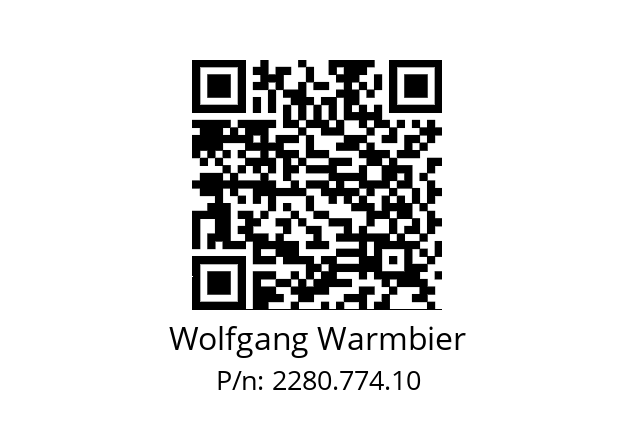   Wolfgang Warmbier 2280.774.10