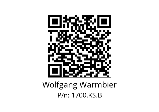   Wolfgang Warmbier 1700.KS.B