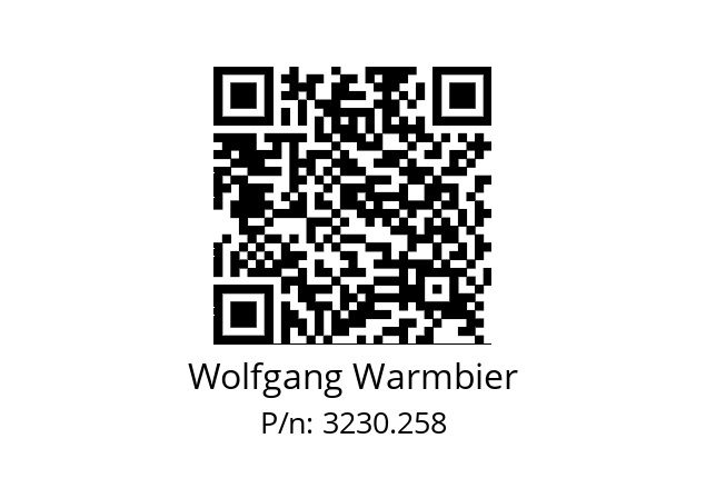   Wolfgang Warmbier 3230.258