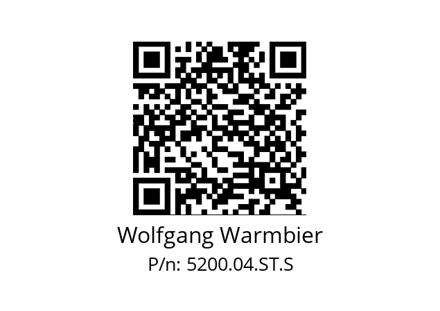   Wolfgang Warmbier 5200.04.ST.S